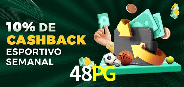 10% de bônus de cashback na 48PG