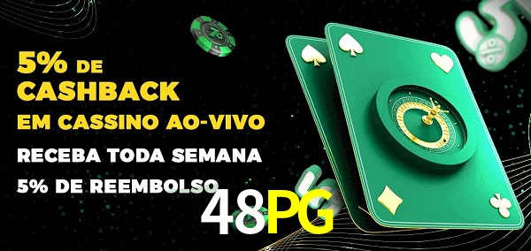 Promoções do cassino ao Vivo 48PG